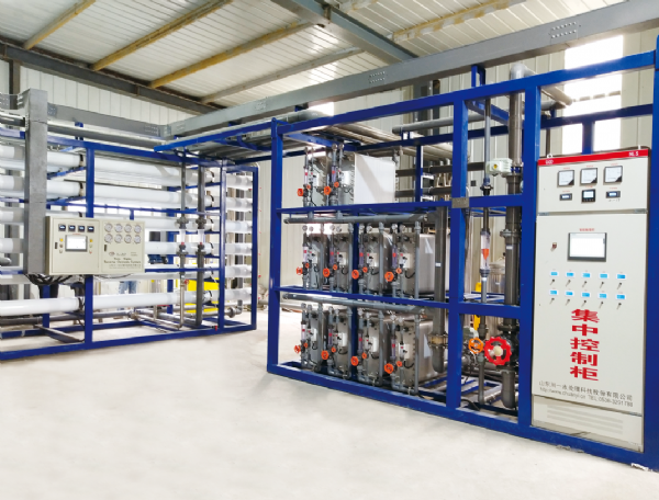 50T/H雙級反滲透+EDI設備