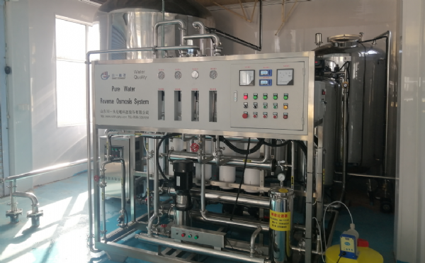 濰坊生態旅游5T超濾設備安裝調試完成